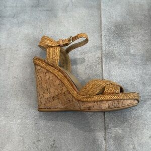 Stuart Weitzman cork wedge